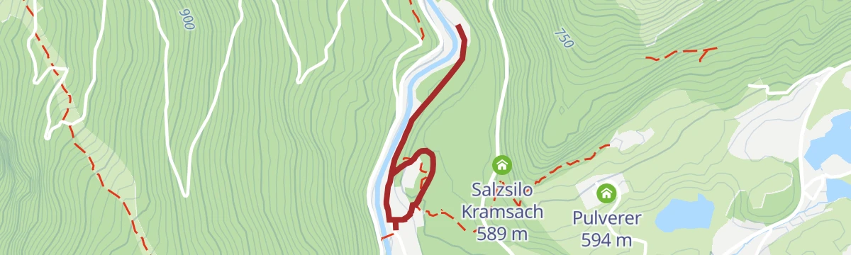 Route map: Kreuzweg Basilika Mariathal